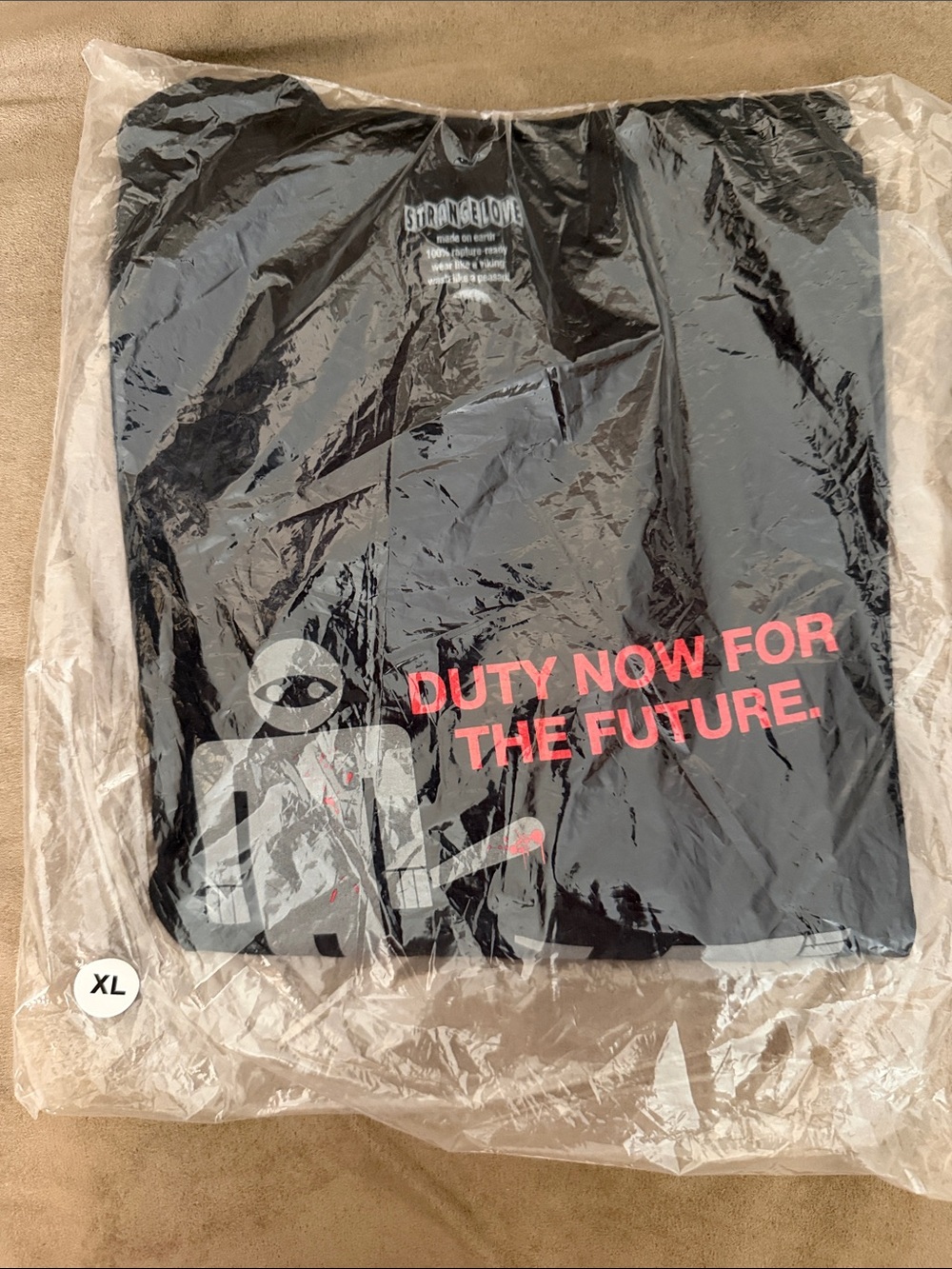 Black Graphic Men’s T-Shirt - ‘Duty Now For The Future’